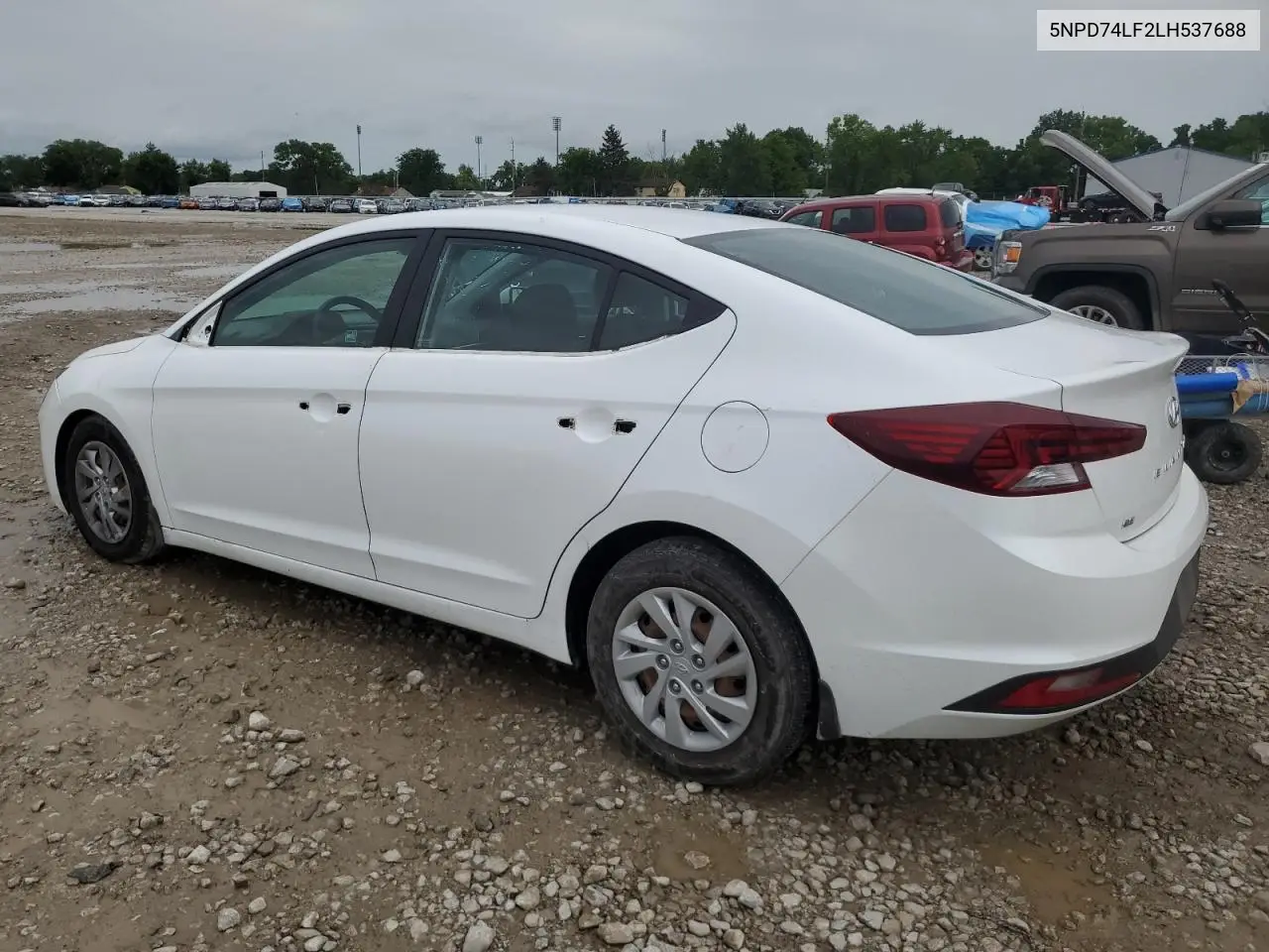2020 Hyundai Elantra Se VIN: 5NPD74LF2LH537688 Lot: 63283455