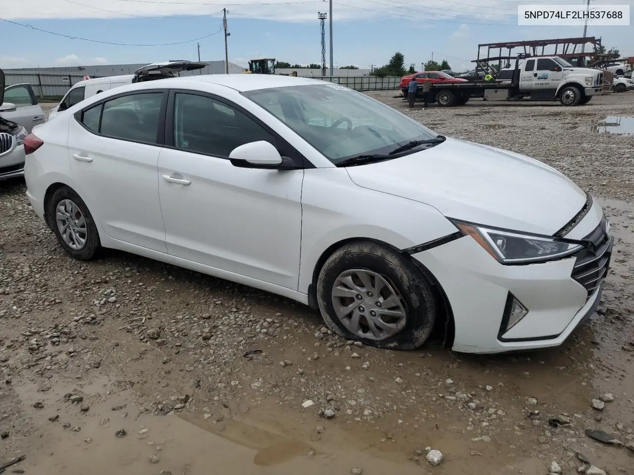 2020 Hyundai Elantra Se VIN: 5NPD74LF2LH537688 Lot: 63283455
