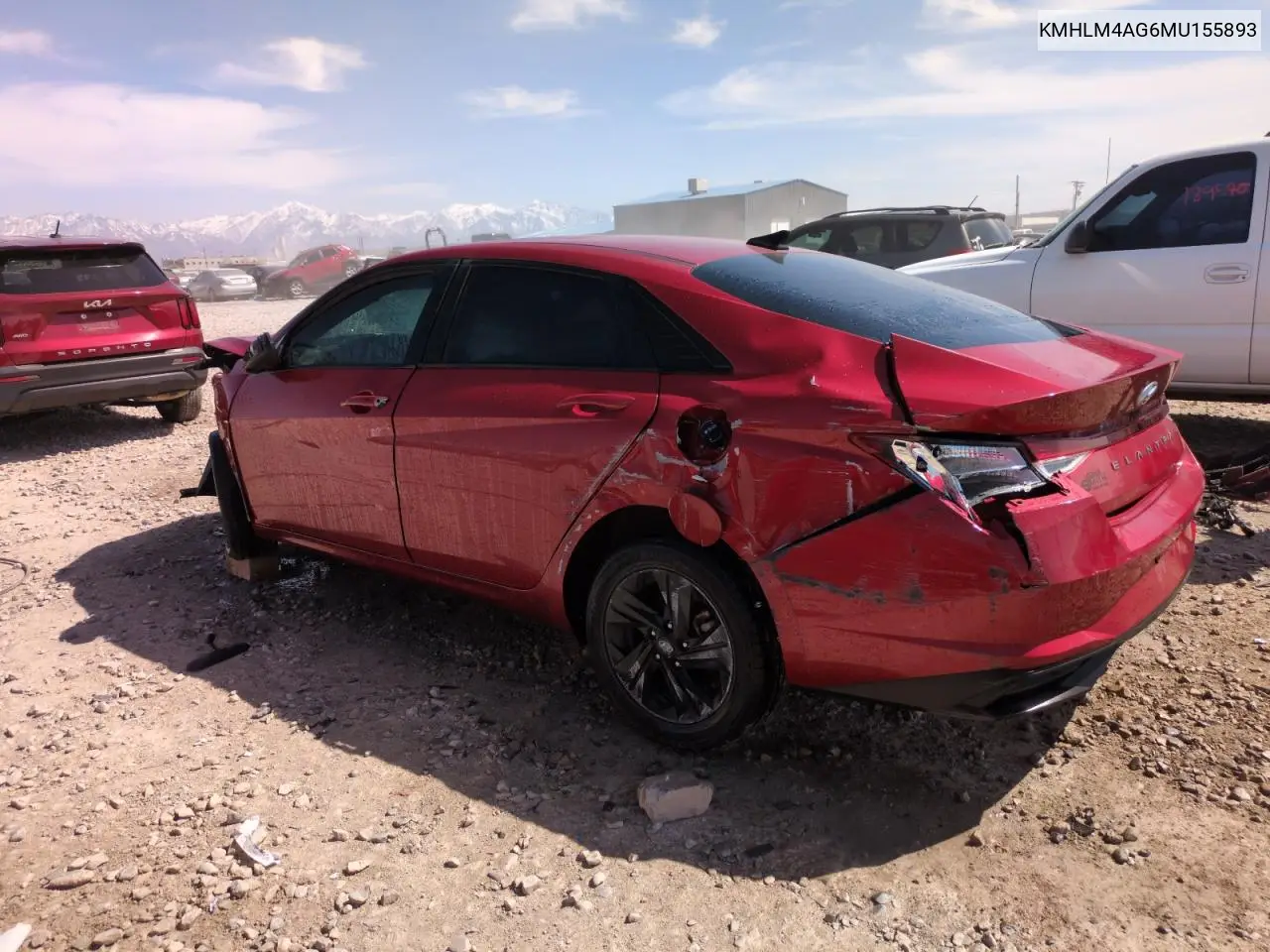2021 Hyundai Elantra Sel VIN: KMHLM4AG6MU155893 Lot: 52731105