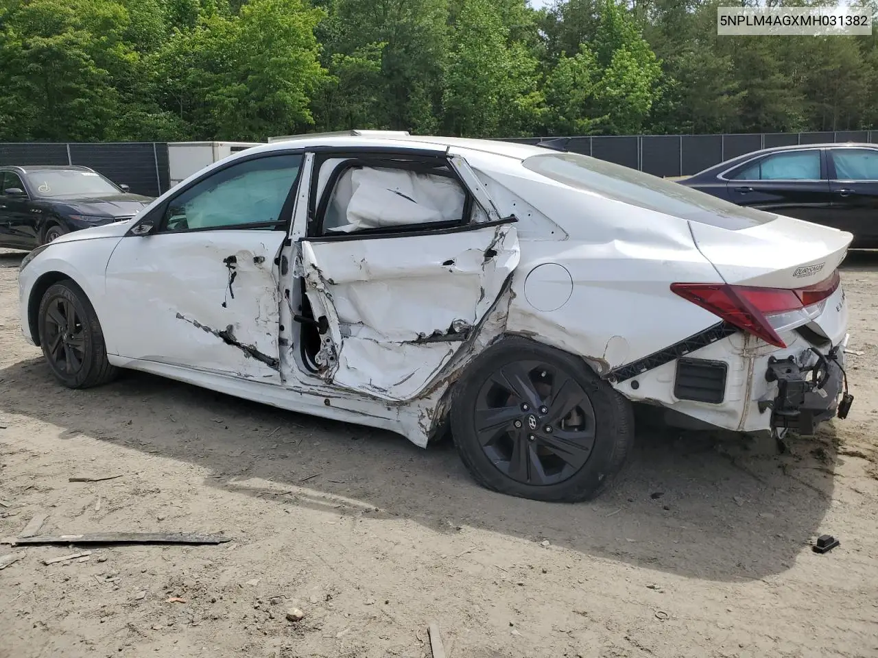 2021 Hyundai Elantra Sel VIN: 5NPLM4AGXMH031382 Lot: 56584805