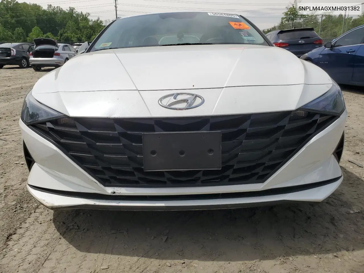 2021 Hyundai Elantra Sel VIN: 5NPLM4AGXMH031382 Lot: 56584805