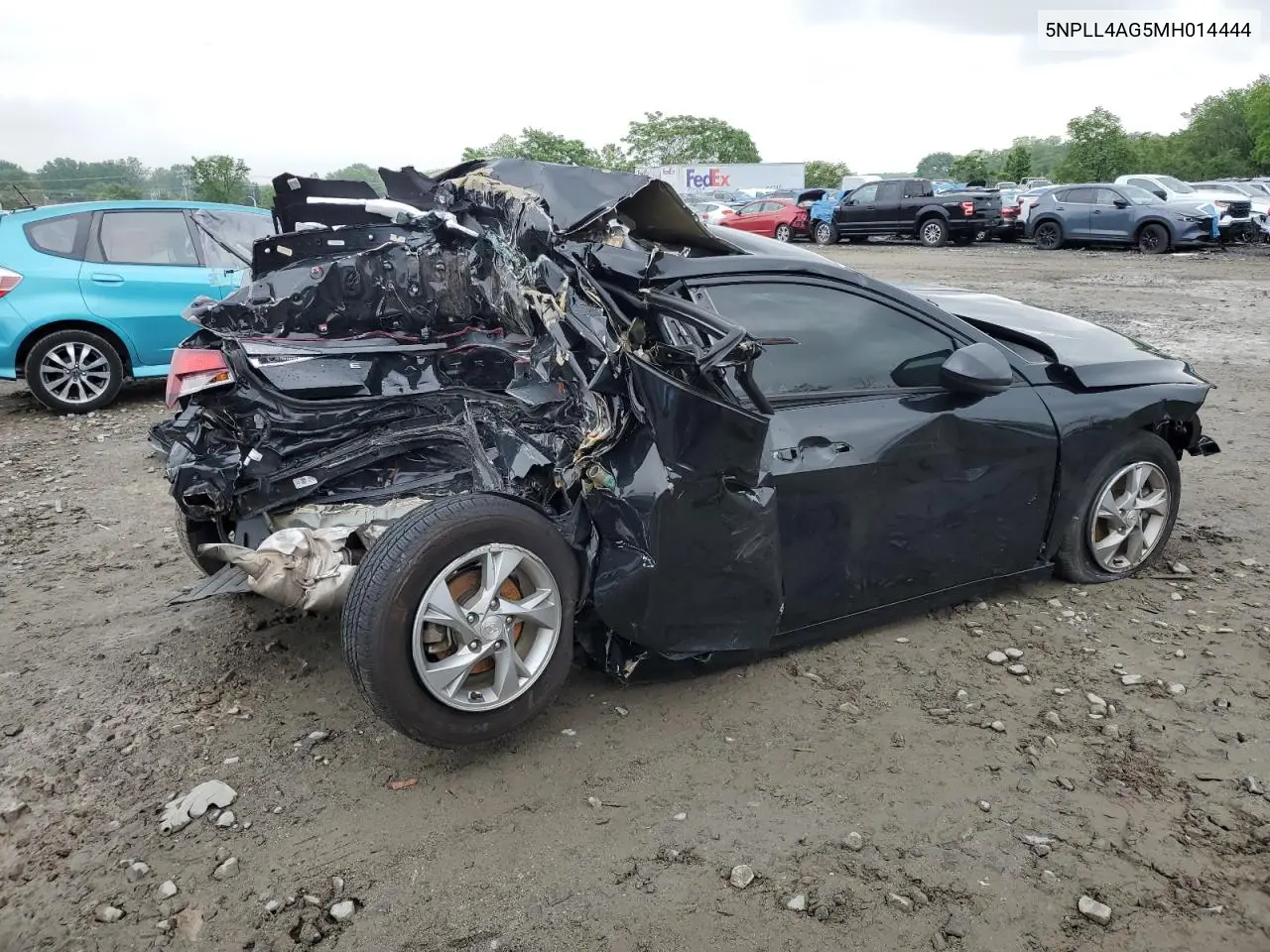 2021 Hyundai Elantra Se VIN: 5NPLL4AG5MH014444 Lot: 57060545