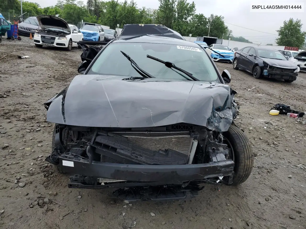 2021 Hyundai Elantra Se VIN: 5NPLL4AG5MH014444 Lot: 57060545