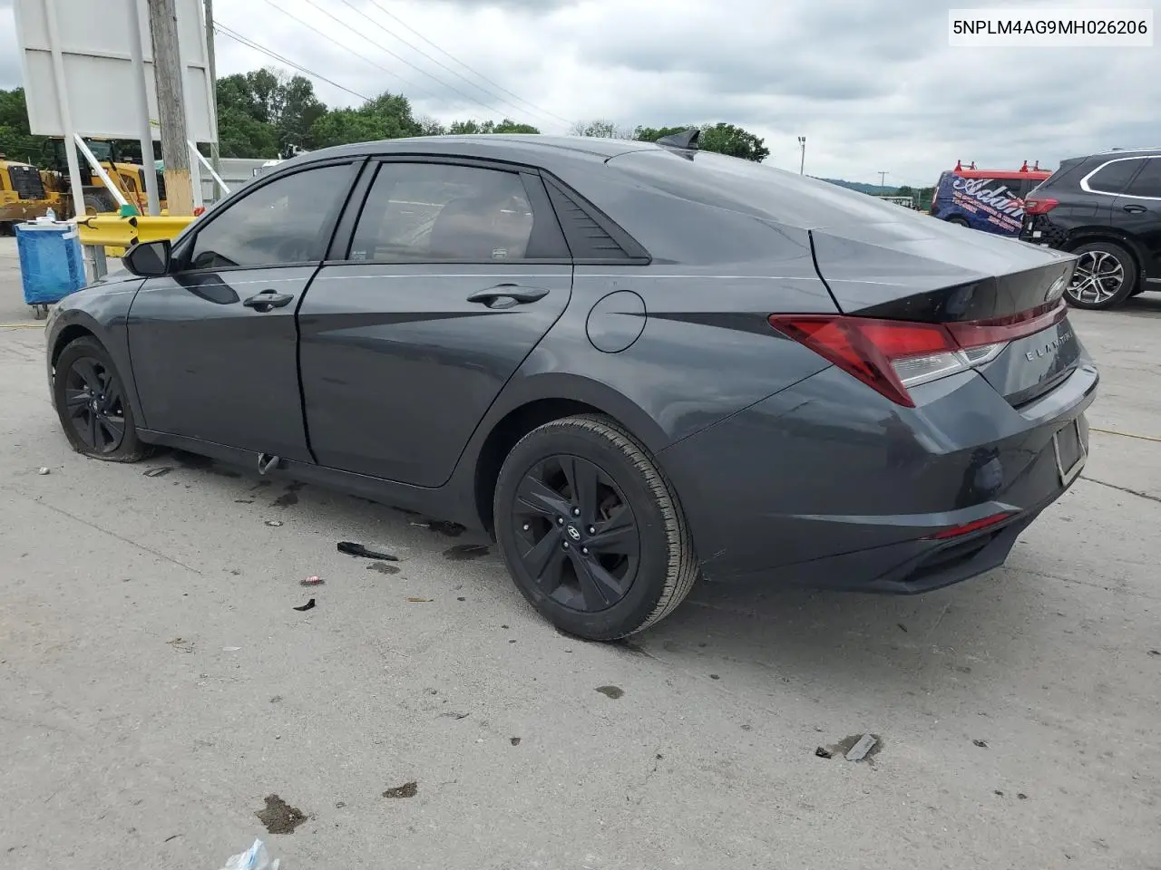 2021 Hyundai Elantra Sel VIN: 5NPLM4AG9MH026206 Lot: 58576985