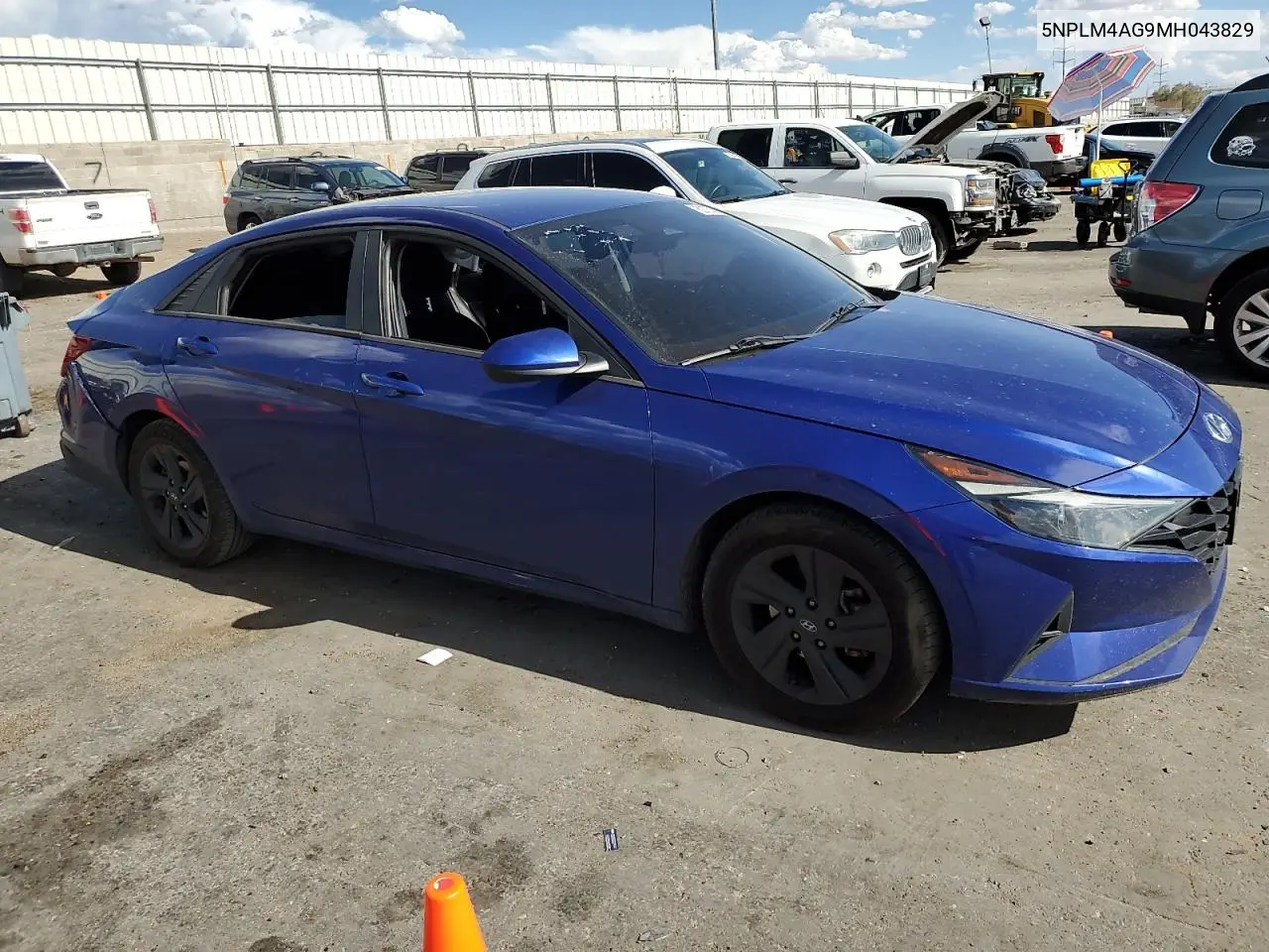 2021 Hyundai Elantra Sel VIN: 5NPLM4AG9MH043829 Lot: 62753595