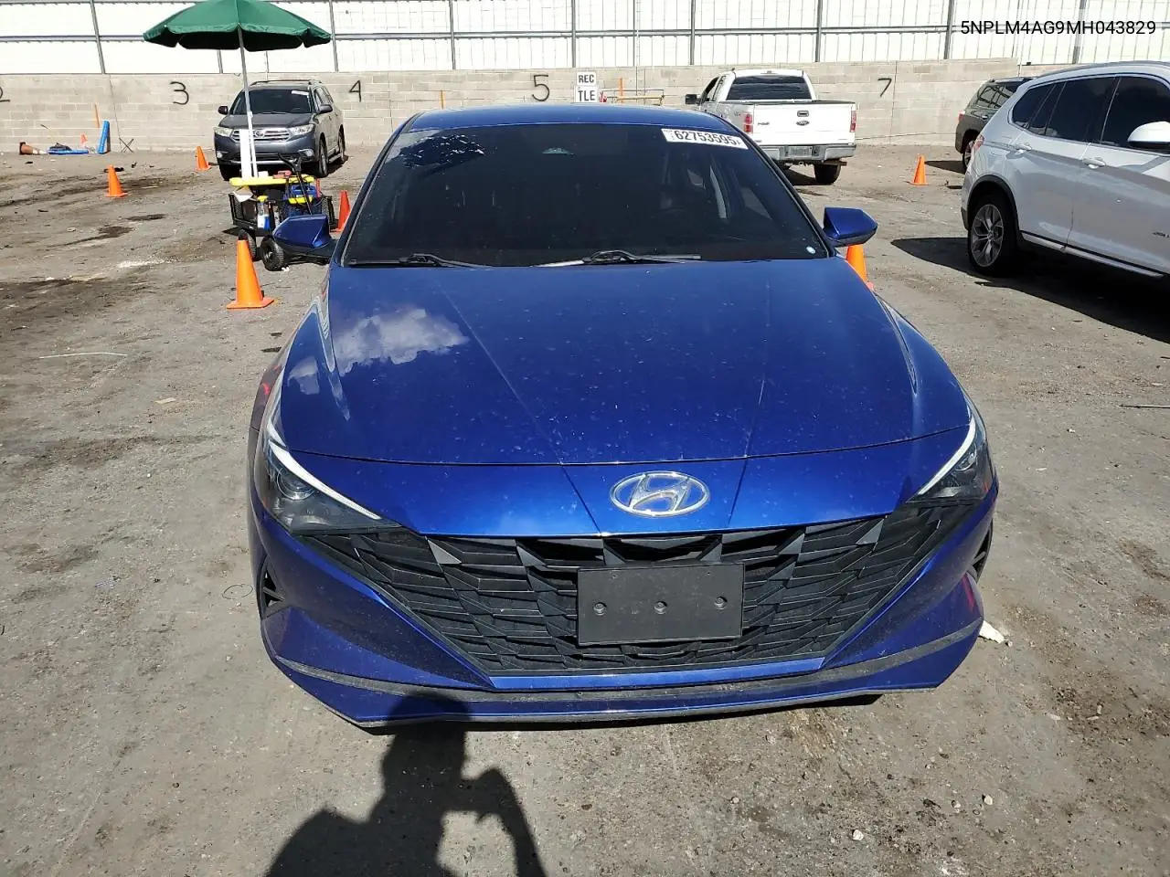 2021 Hyundai Elantra Sel VIN: 5NPLM4AG9MH043829 Lot: 62753595