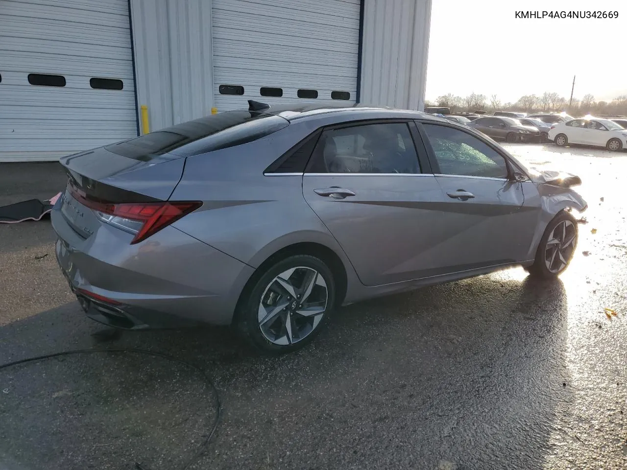 2022 Hyundai Elantra Limited VIN: KMHLP4AG4NU342669 Lot: 42360205
