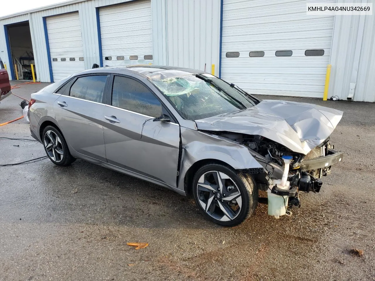 2022 Hyundai Elantra Limited VIN: KMHLP4AG4NU342669 Lot: 42360205