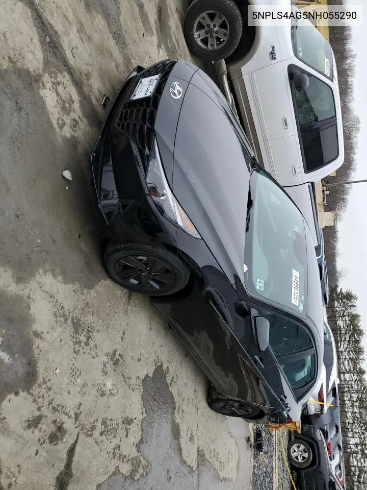 2022 Hyundai Elantra Sel VIN: 5NPLS4AG5NH055290 Lot: 44990125