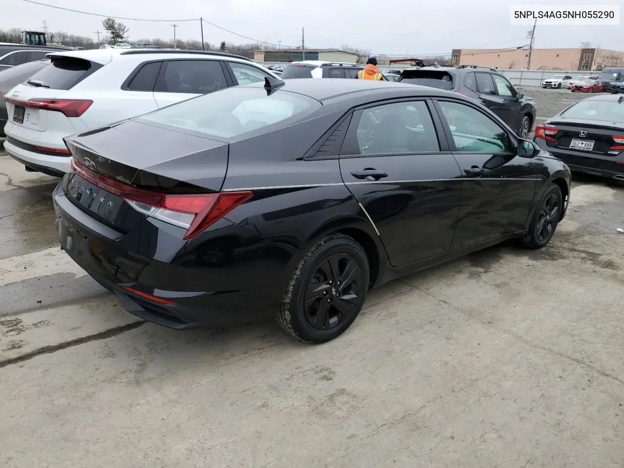 2022 Hyundai Elantra Sel VIN: 5NPLS4AG5NH055290 Lot: 44990125