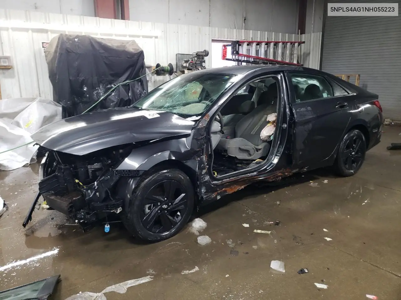 2022 Hyundai Elantra Sel VIN: 5NPLS4AG1NH055223 Lot: 46185545