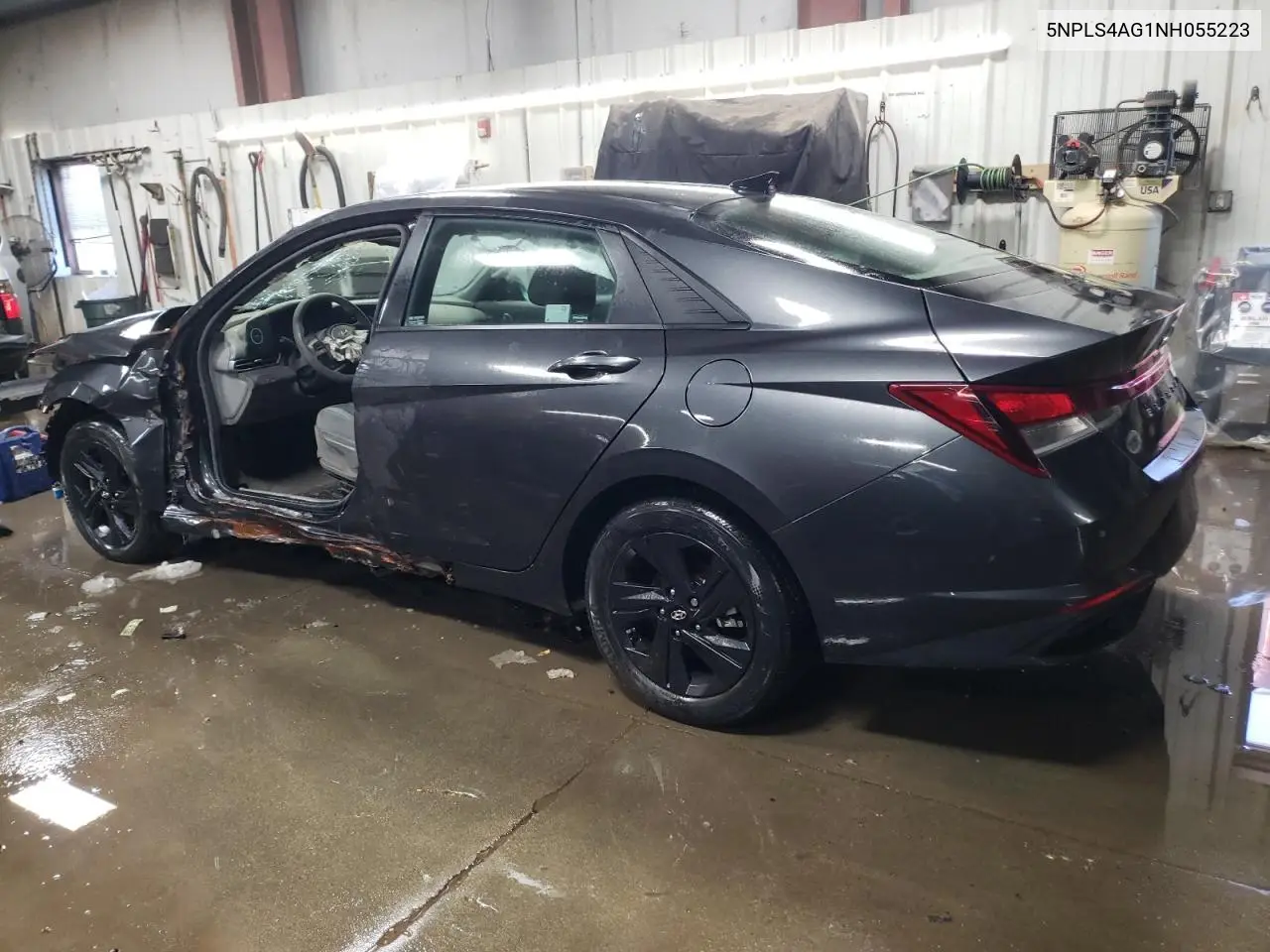 2022 Hyundai Elantra Sel VIN: 5NPLS4AG1NH055223 Lot: 46185545