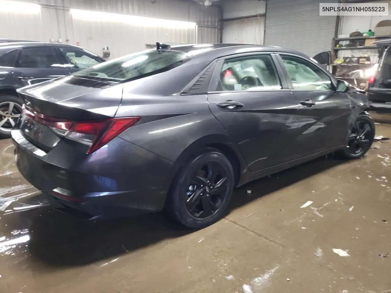 2022 Hyundai Elantra Sel VIN: 5NPLS4AG1NH055223 Lot: 46185545