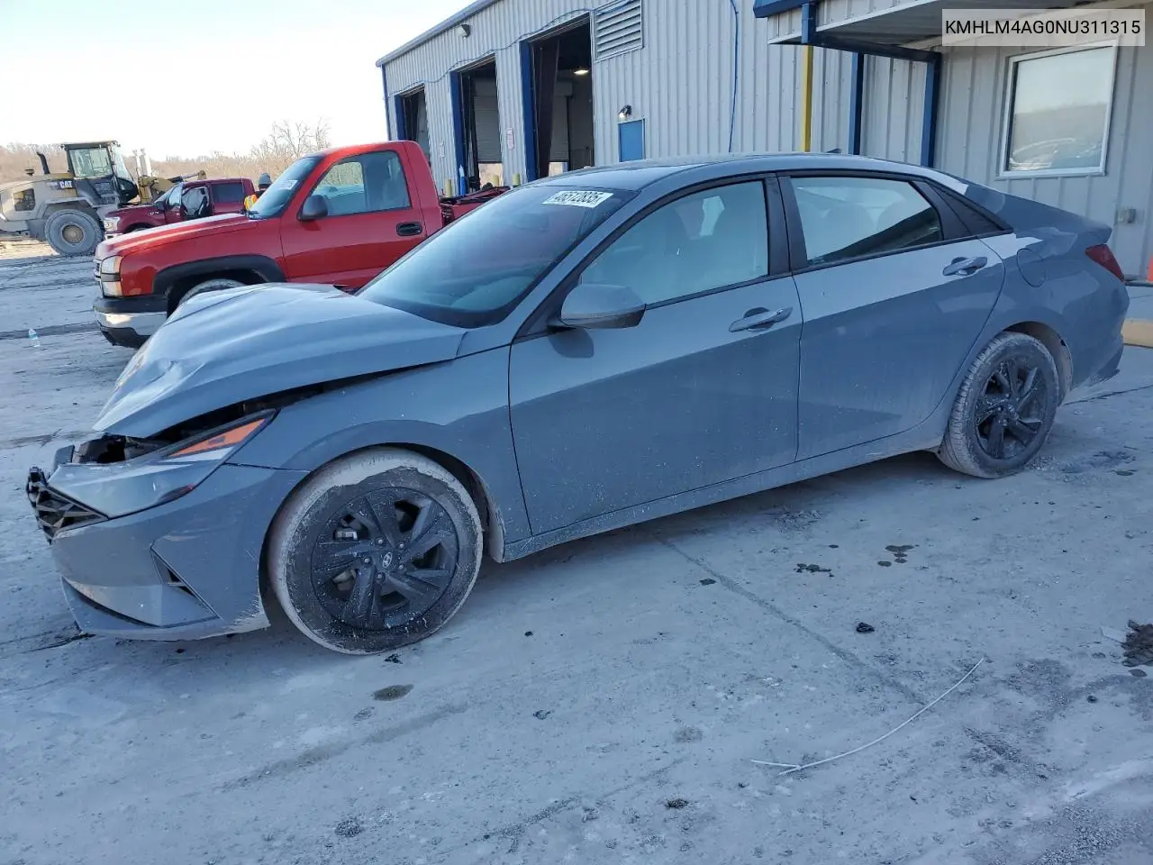 2022 Hyundai Elantra Sel VIN: KMHLM4AG0NU311315 Lot: 46512835