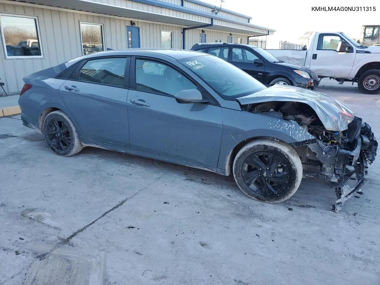 2022 Hyundai Elantra Sel VIN: KMHLM4AG0NU311315 Lot: 46512835