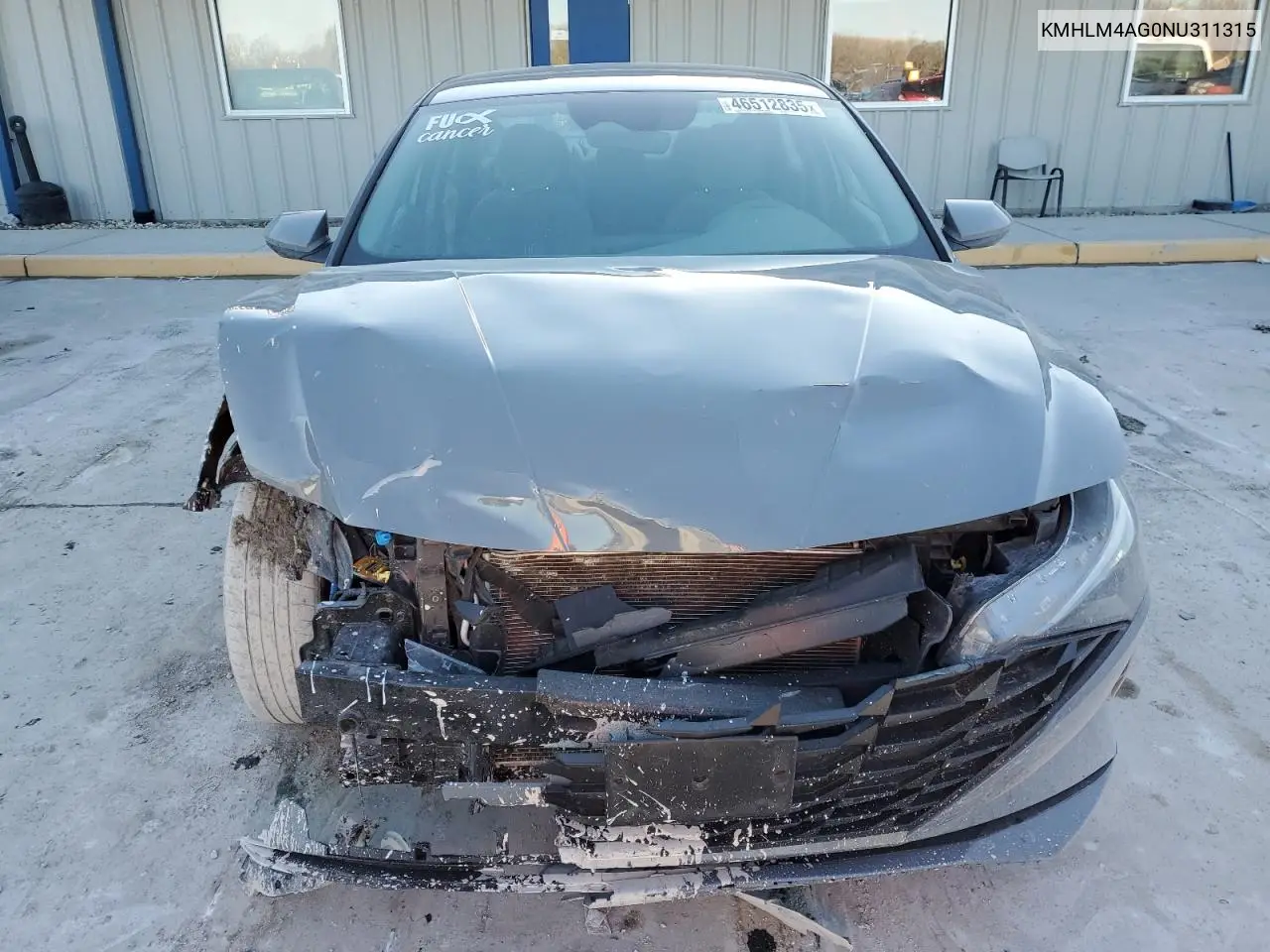2022 Hyundai Elantra Sel VIN: KMHLM4AG0NU311315 Lot: 46512835