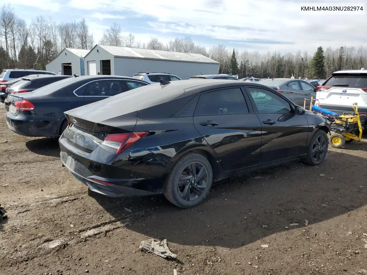 2022 Hyundai Elantra Sel VIN: KMHLM4AG3NU282974 Lot: 48085905