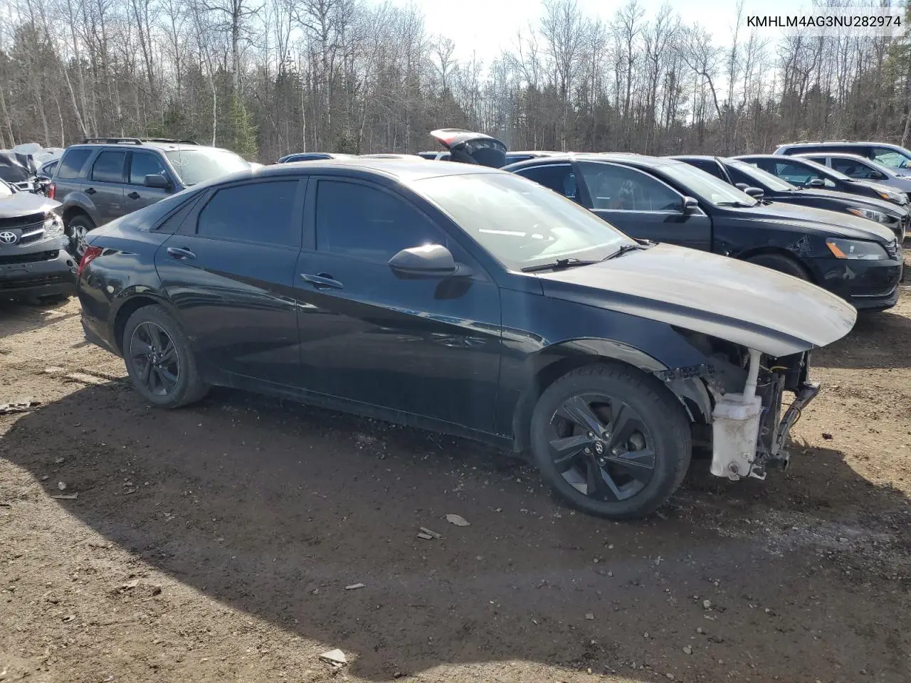 2022 Hyundai Elantra Sel VIN: KMHLM4AG3NU282974 Lot: 48085905