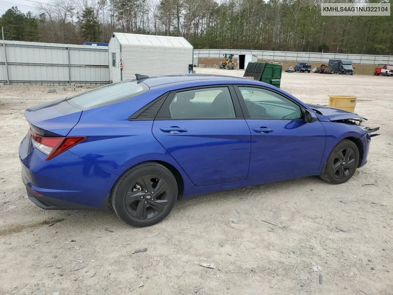 2022 Hyundai Elantra Sel VIN: KMHLS4AG1NU322104 Lot: 49078975