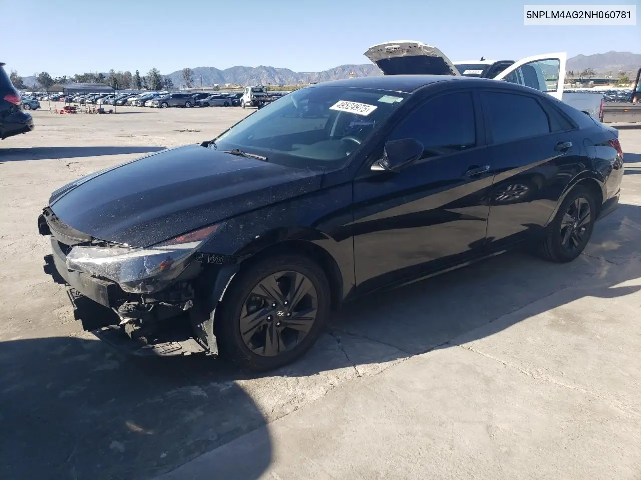 2022 Hyundai Elantra Sel VIN: 5NPLM4AG2NH060781 Lot: 49524975