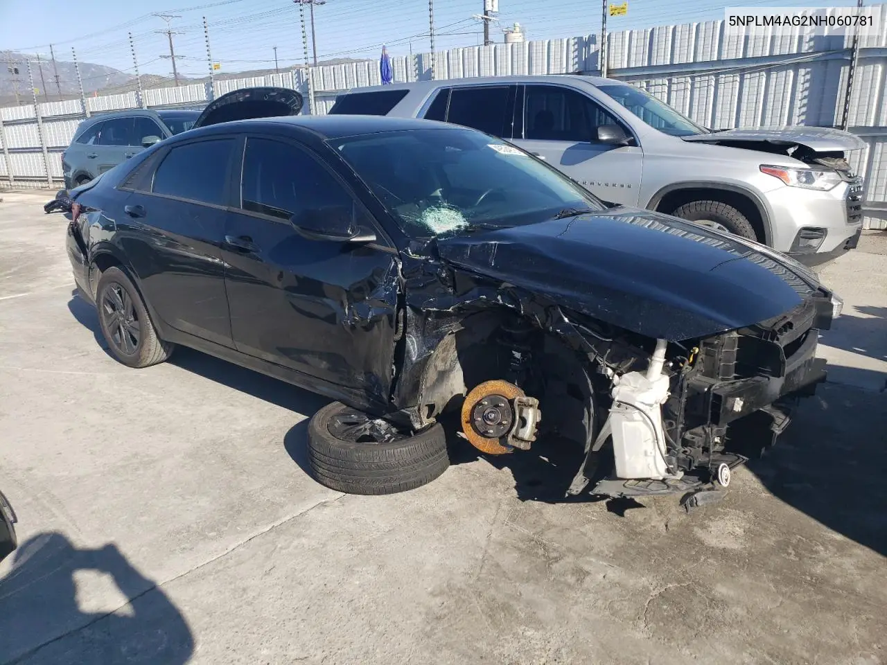 2022 Hyundai Elantra Sel VIN: 5NPLM4AG2NH060781 Lot: 49524975
