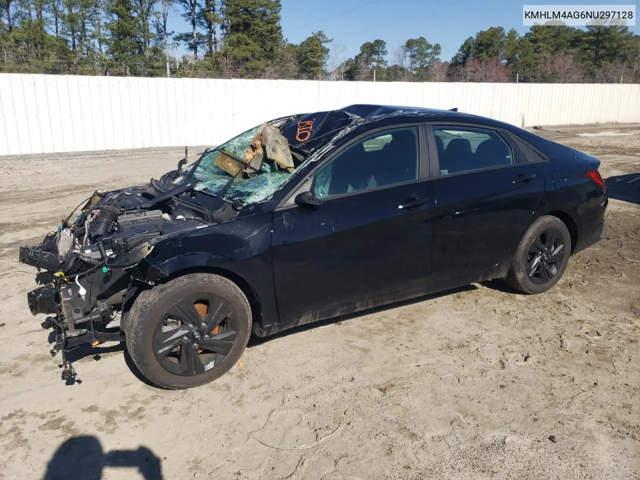 2022 Hyundai Elantra Sel VIN: KMHLM4AG6NU297128 Lot: 49618235