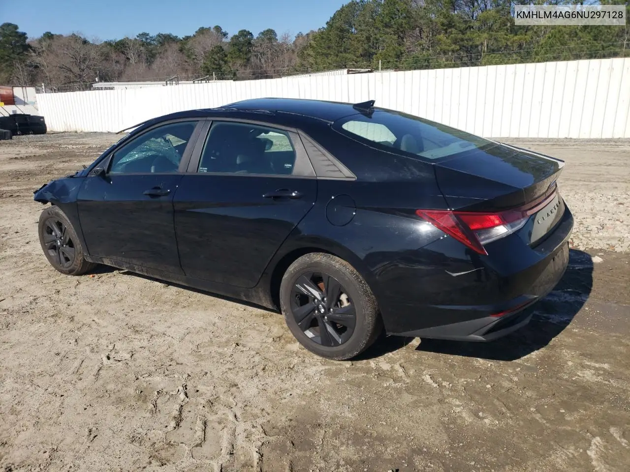 2022 Hyundai Elantra Sel VIN: KMHLM4AG6NU297128 Lot: 49618235