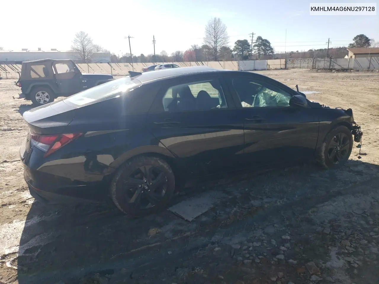 2022 Hyundai Elantra Sel VIN: KMHLM4AG6NU297128 Lot: 49618235