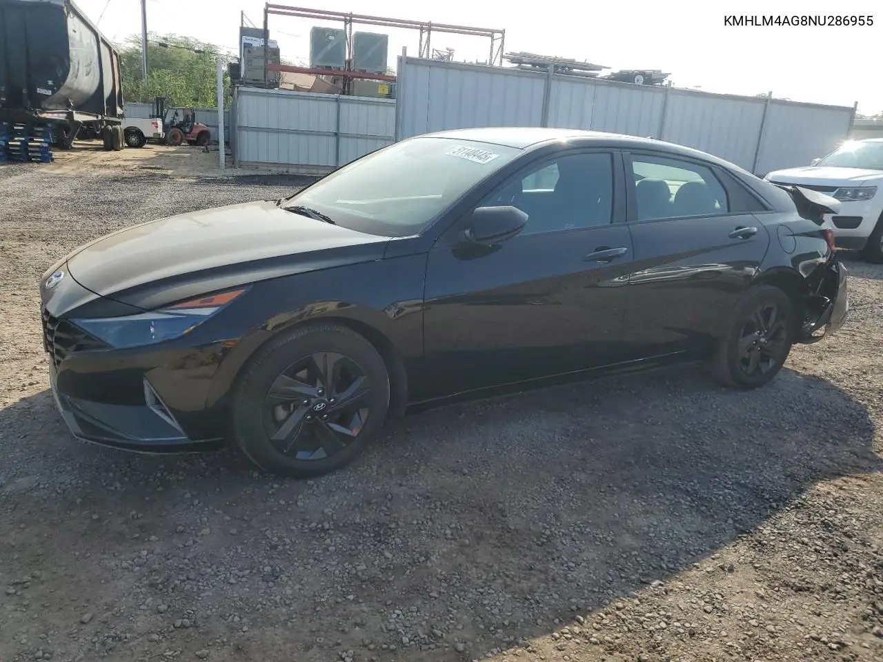 2022 Hyundai Elantra Sel VIN: KMHLM4AG8NU286955 Lot: 51148445