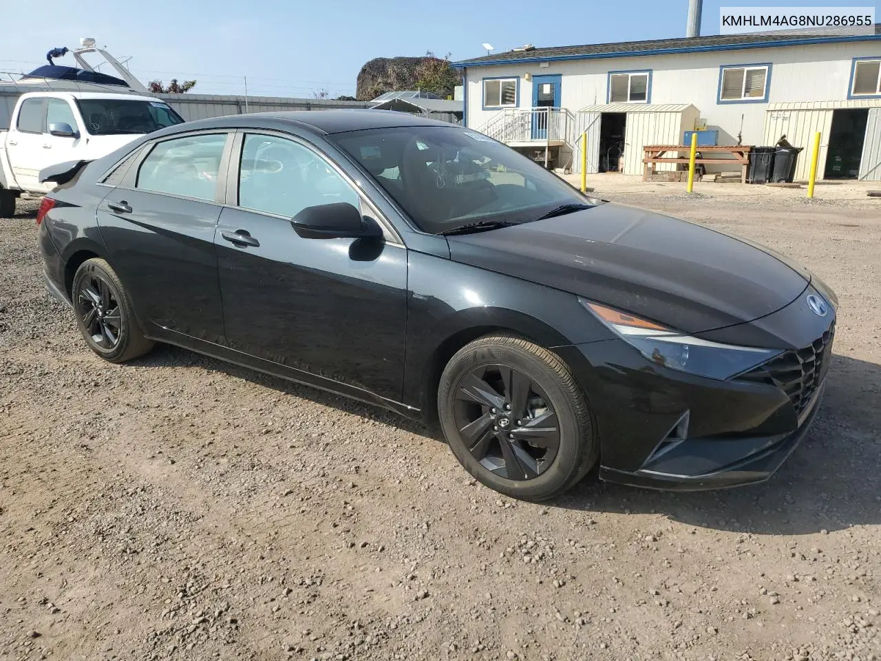 2022 Hyundai Elantra Sel VIN: KMHLM4AG8NU286955 Lot: 51148445