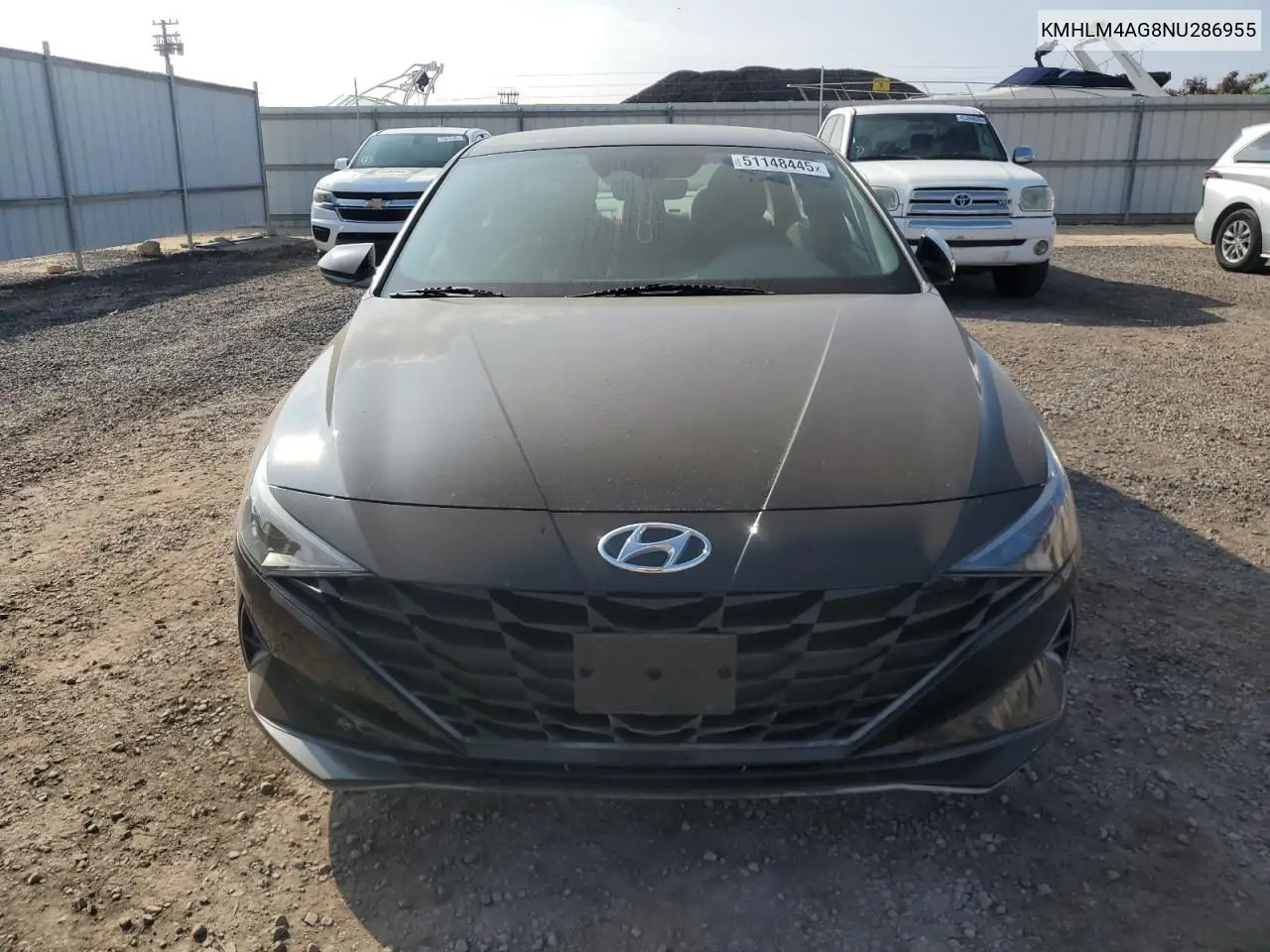 2022 Hyundai Elantra Sel VIN: KMHLM4AG8NU286955 Lot: 51148445