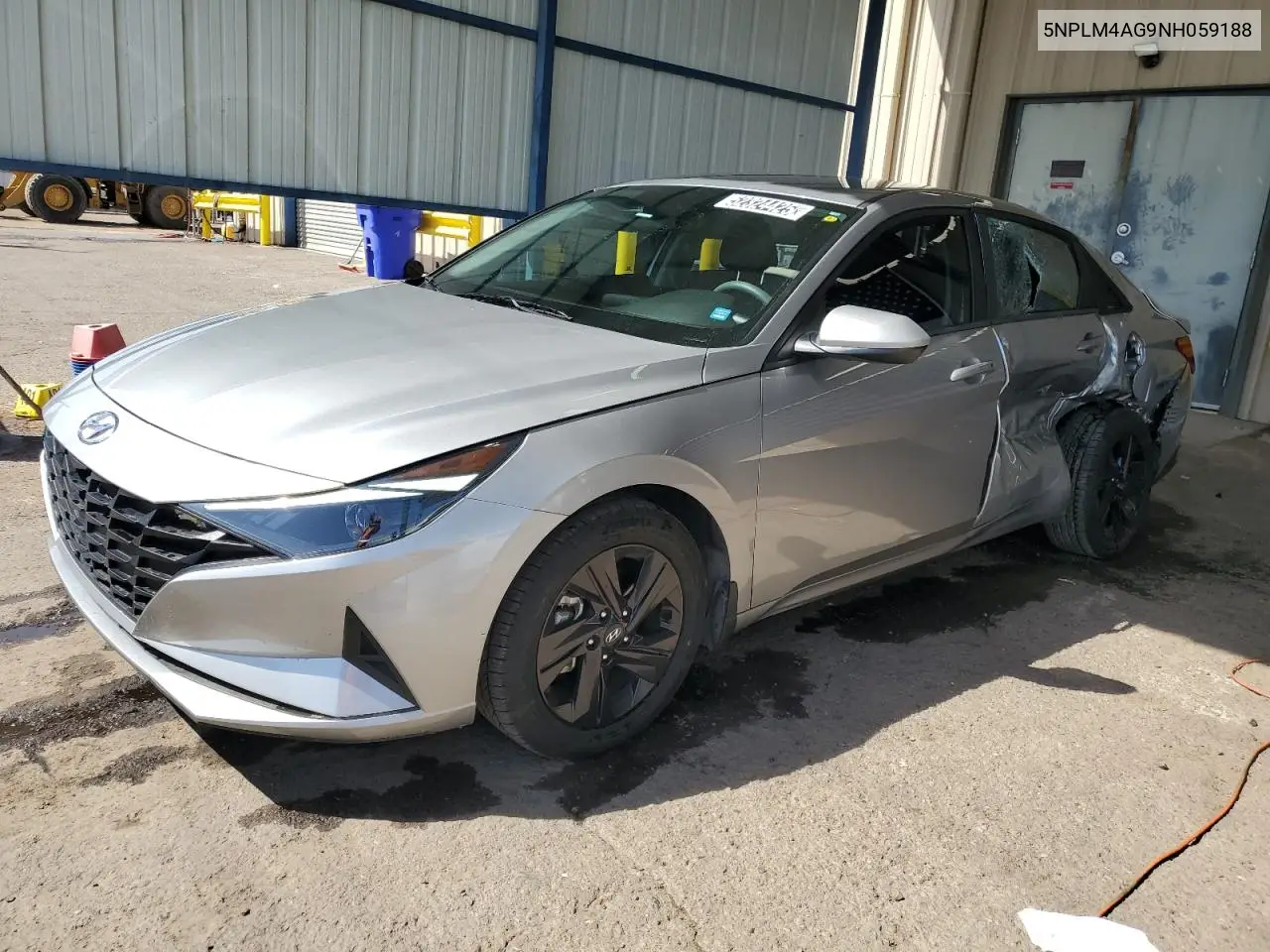 2022 Hyundai Elantra Sel VIN: 5NPLM4AG9NH059188 Lot: 52324425