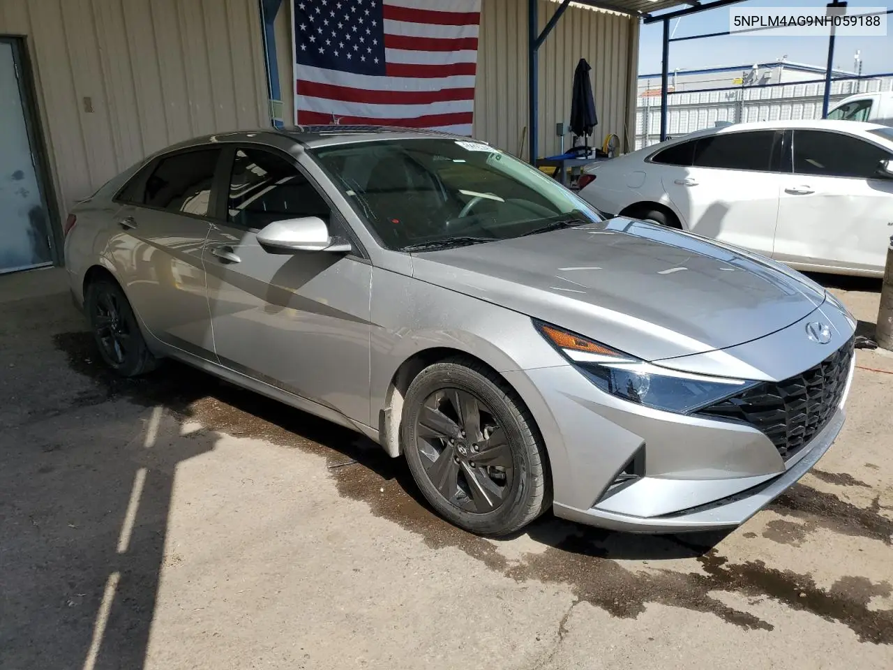 2022 Hyundai Elantra Sel VIN: 5NPLM4AG9NH059188 Lot: 52324425