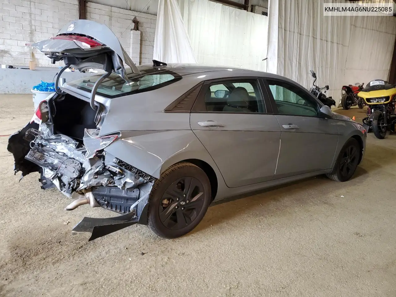 2022 Hyundai Elantra Sel VIN: KMHLM4AG6NU225085 Lot: 53078895