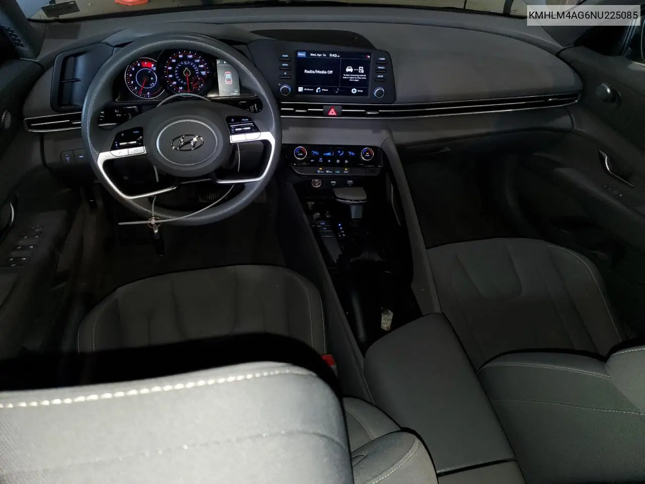 2022 Hyundai Elantra Sel VIN: KMHLM4AG6NU225085 Lot: 53078895