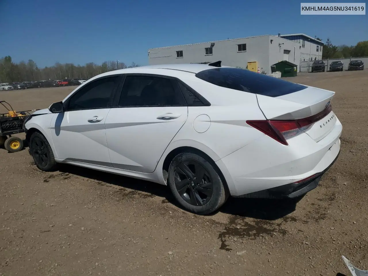 2022 Hyundai Elantra Sel VIN: KMHLM4AG5NU341619 Lot: 54892085