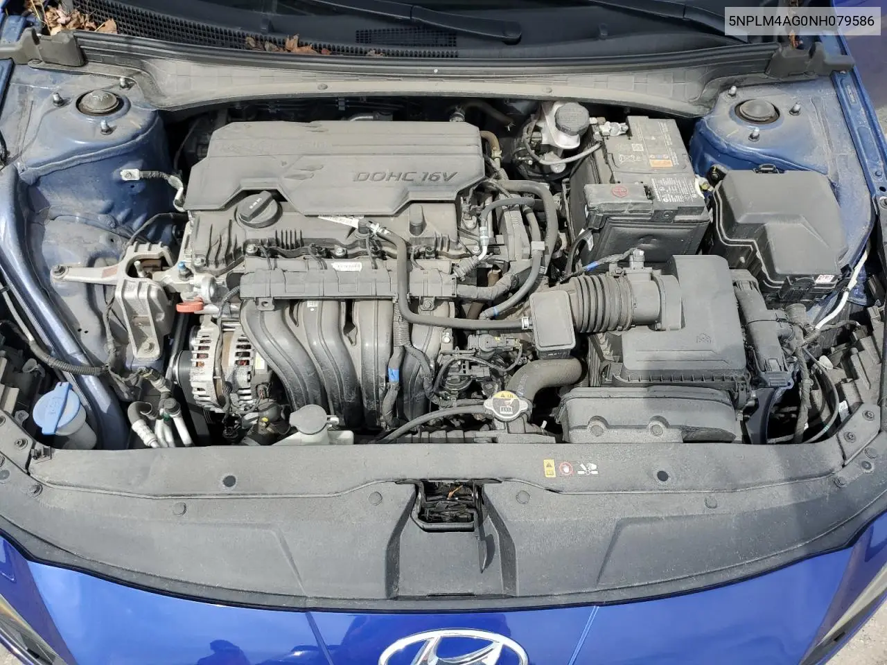 2022 Hyundai Elantra Sel VIN: 5NPLM4AG0NH079586 Lot: 55472595
