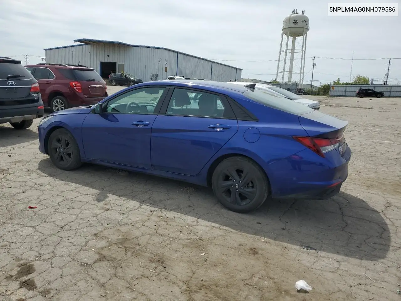 2022 Hyundai Elantra Sel VIN: 5NPLM4AG0NH079586 Lot: 55472595