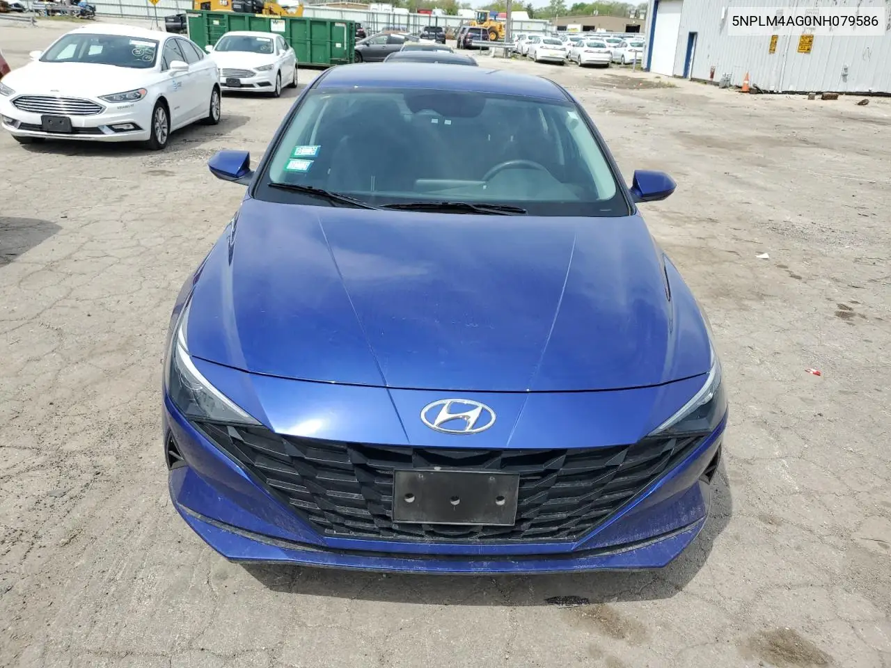 2022 Hyundai Elantra Sel VIN: 5NPLM4AG0NH079586 Lot: 55472595