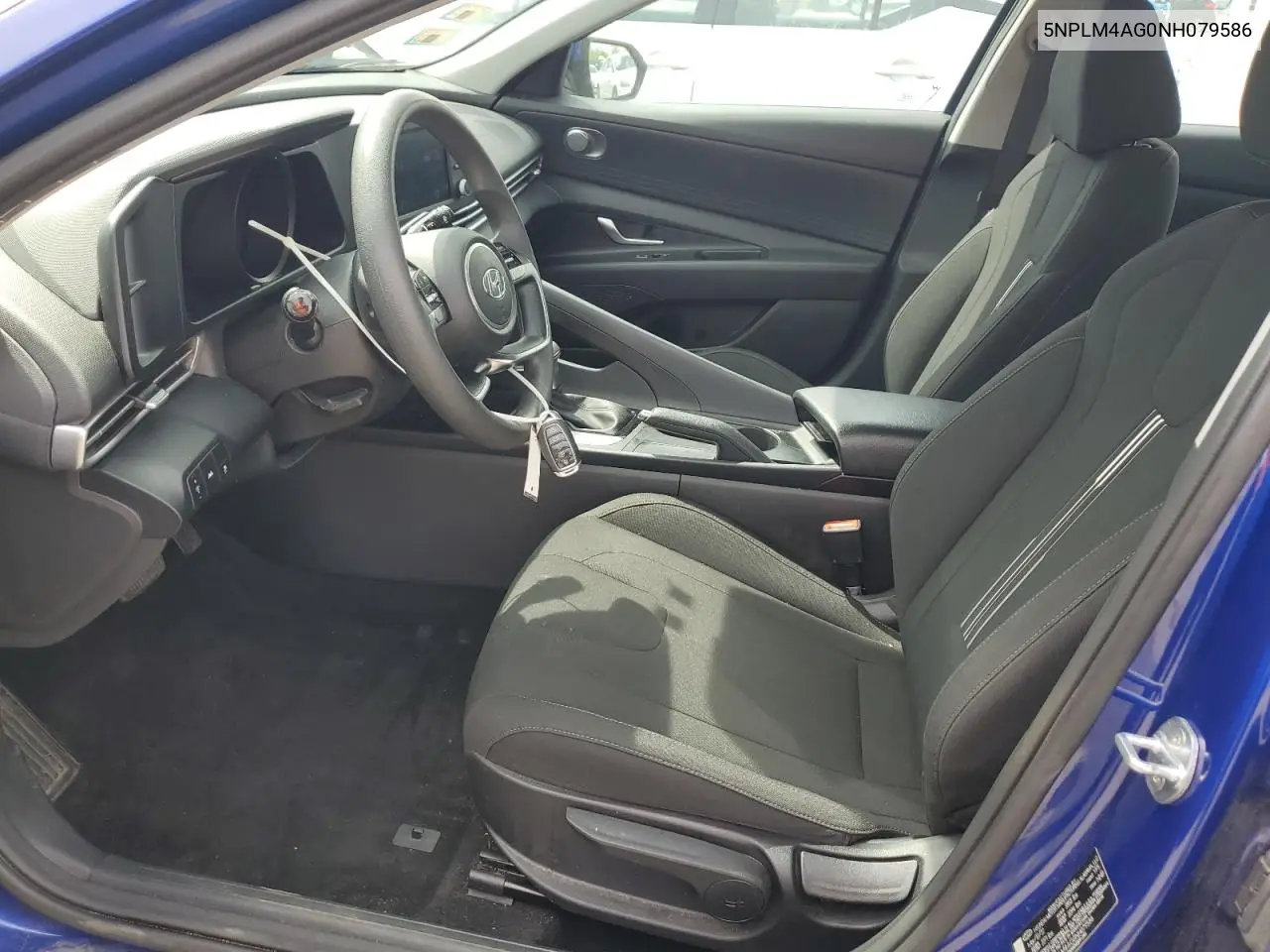 2022 Hyundai Elantra Sel VIN: 5NPLM4AG0NH079586 Lot: 55472595