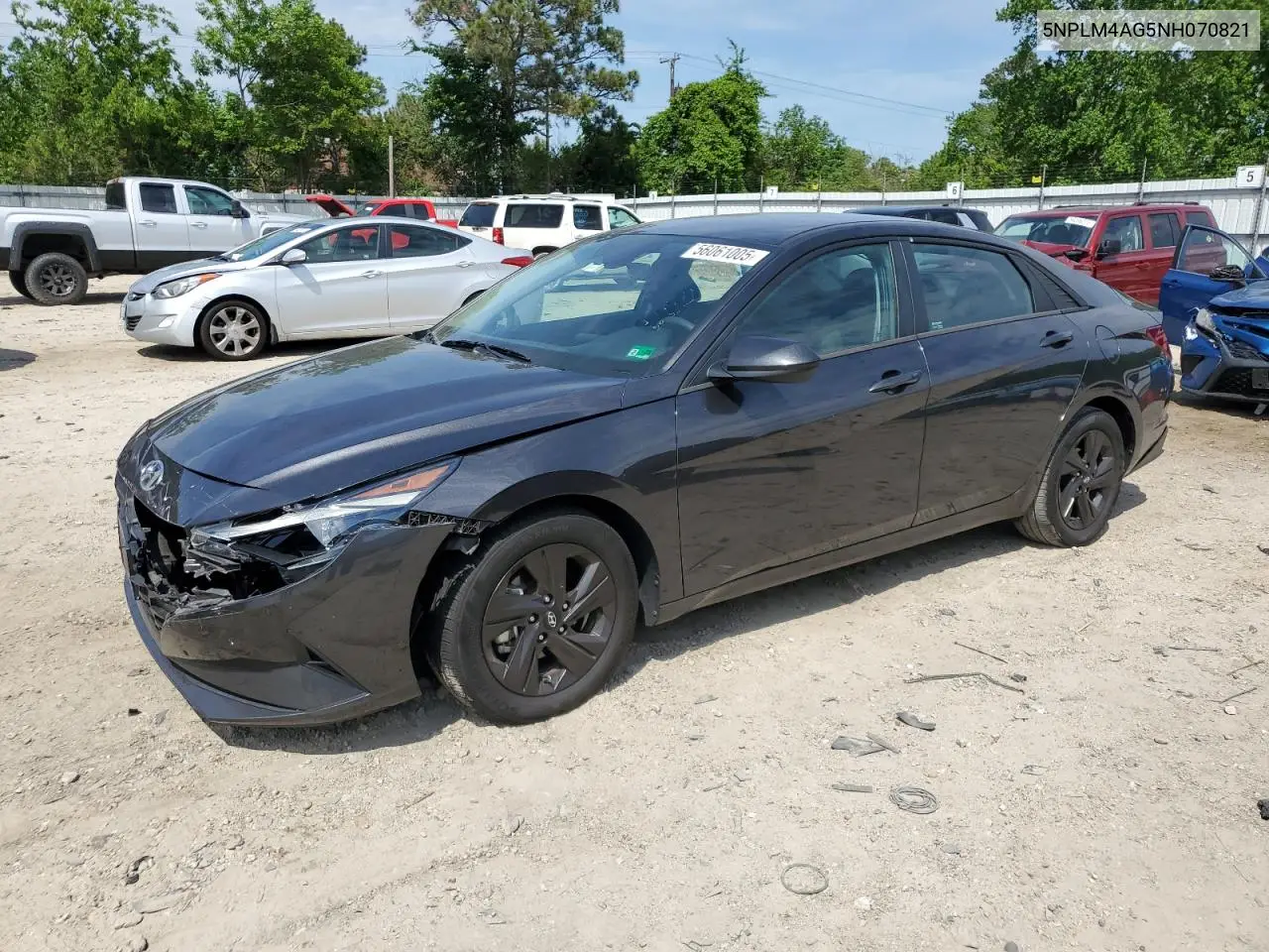 2022 Hyundai Elantra Sel VIN: 5NPLM4AG5NH070821 Lot: 56061005