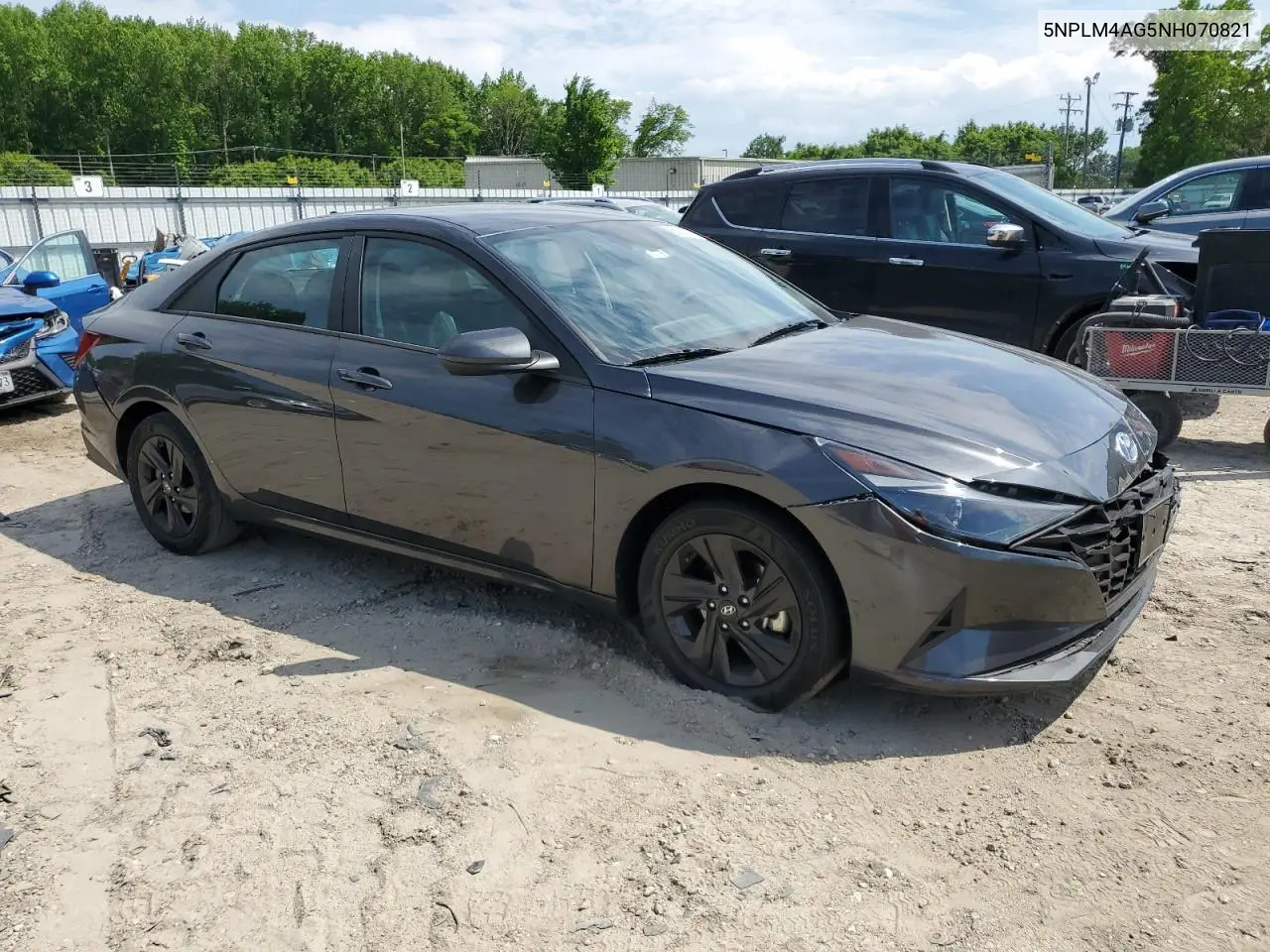 2022 Hyundai Elantra Sel VIN: 5NPLM4AG5NH070821 Lot: 56061005