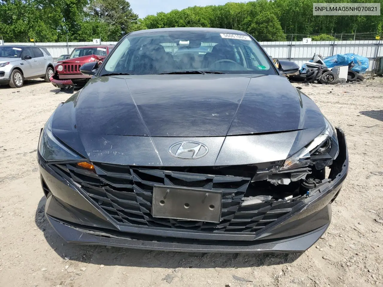 2022 Hyundai Elantra Sel VIN: 5NPLM4AG5NH070821 Lot: 56061005