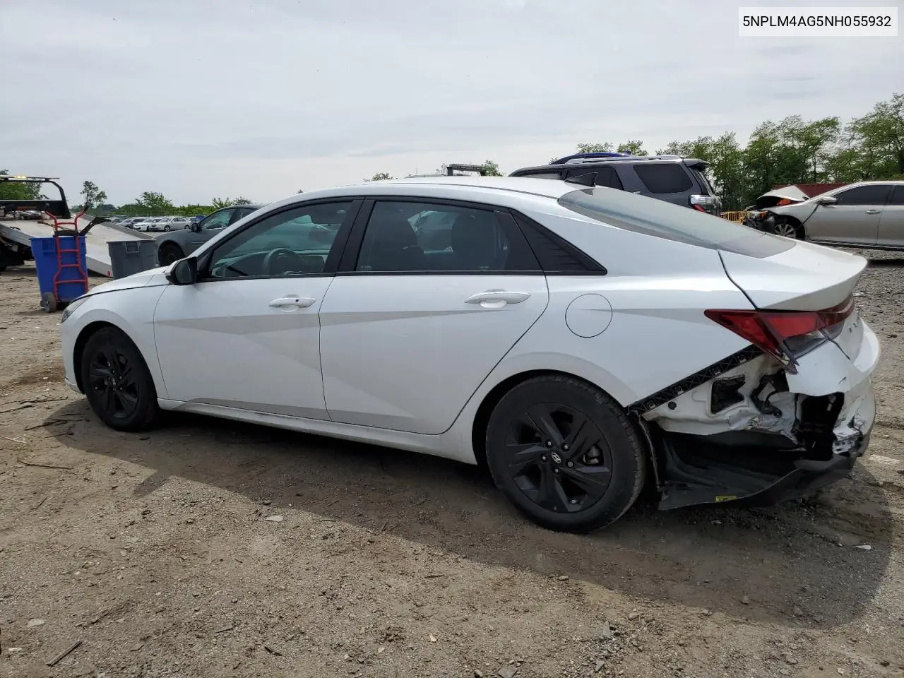 2022 Hyundai Elantra Sel VIN: 5NPLM4AG5NH055932 Lot: 56139925