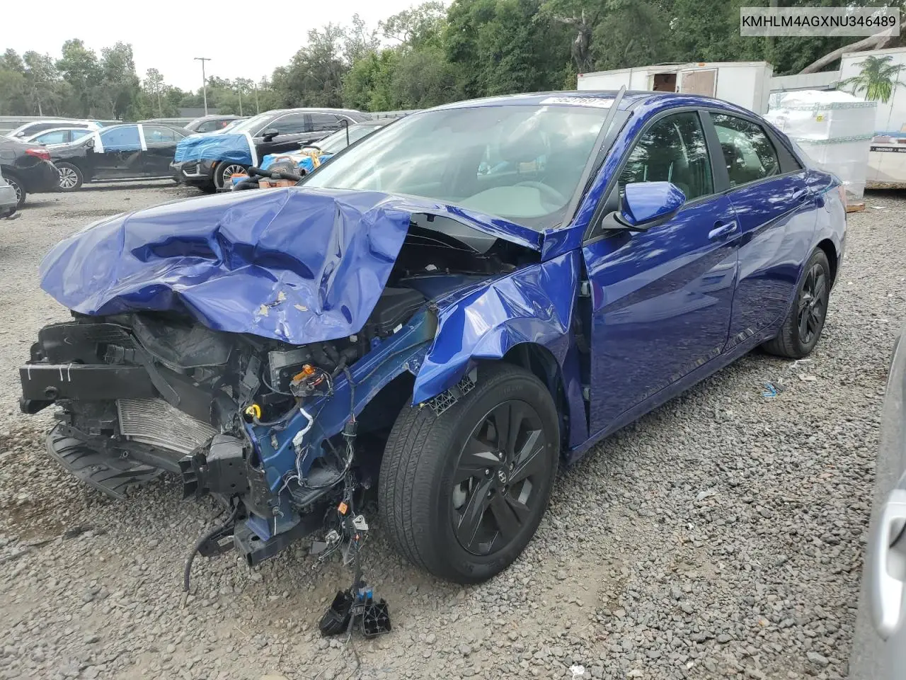 2022 Hyundai Elantra Sel VIN: KMHLM4AGXNU346489 Lot: 56276975