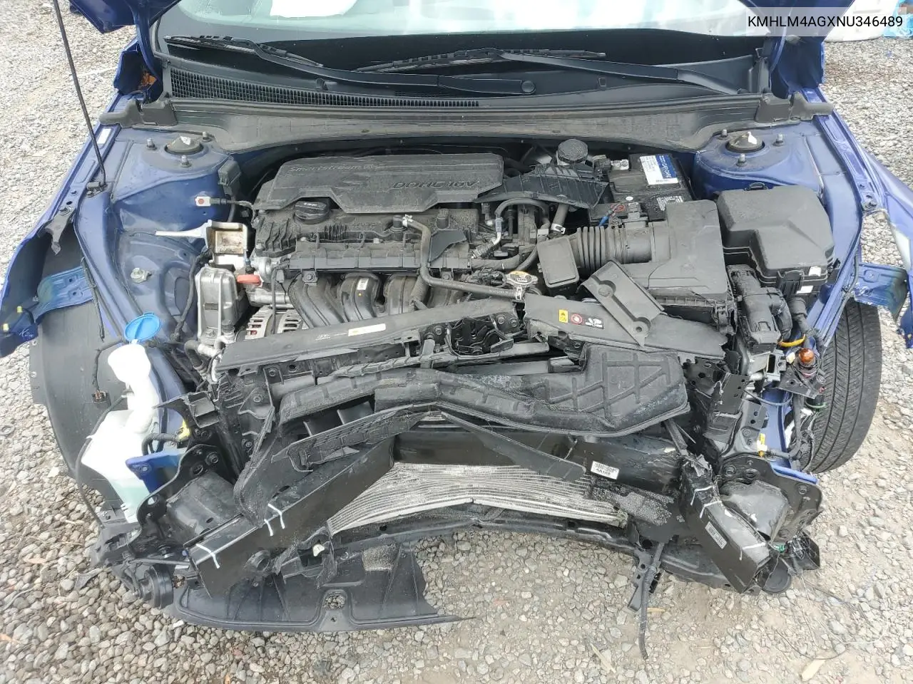 2022 Hyundai Elantra Sel VIN: KMHLM4AGXNU346489 Lot: 56276975