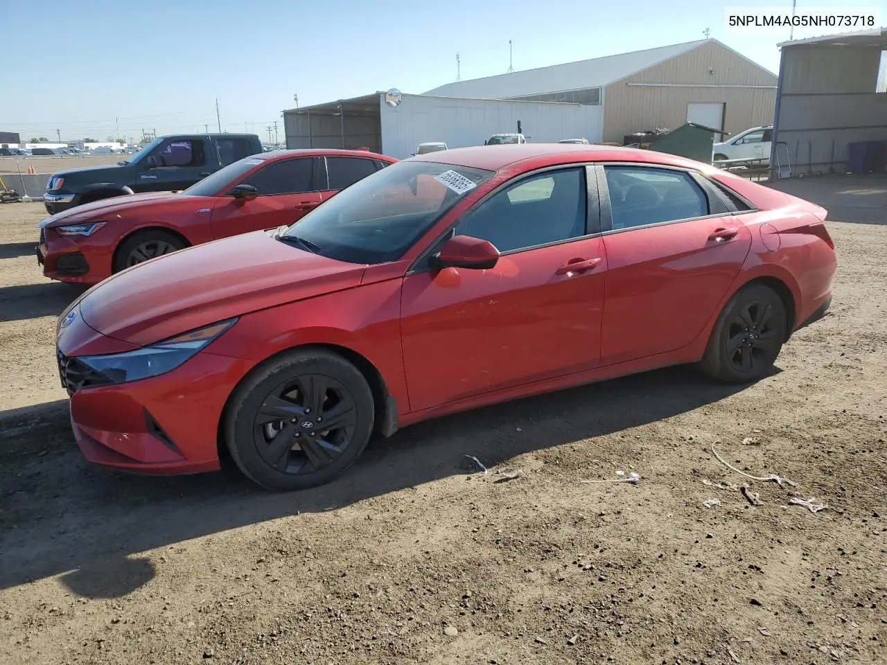 2022 Hyundai Elantra Sel VIN: 5NPLM4AG5NH073718 Lot: 56366365