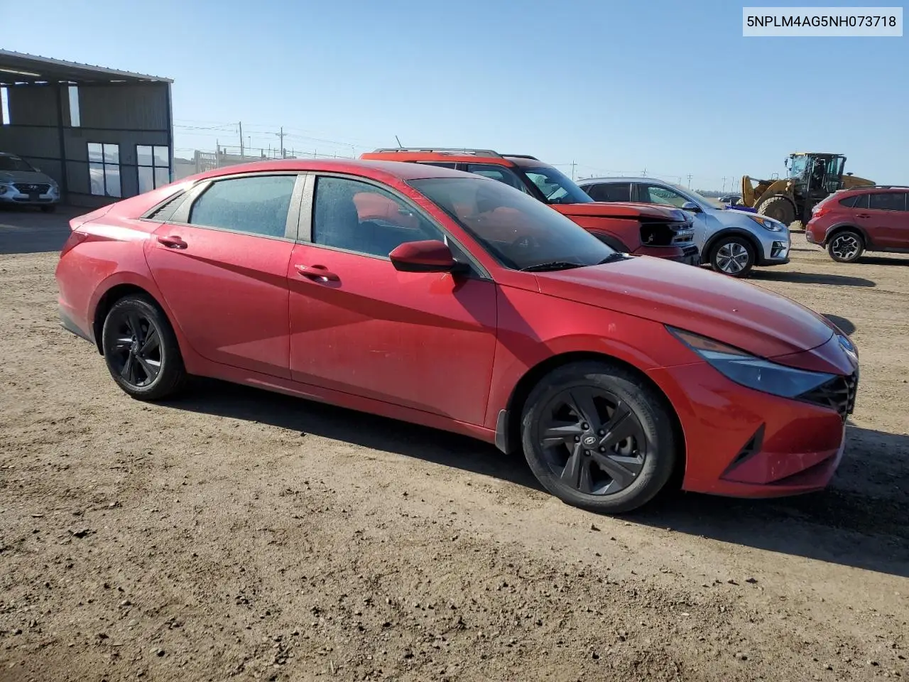 2022 Hyundai Elantra Sel VIN: 5NPLM4AG5NH073718 Lot: 56366365