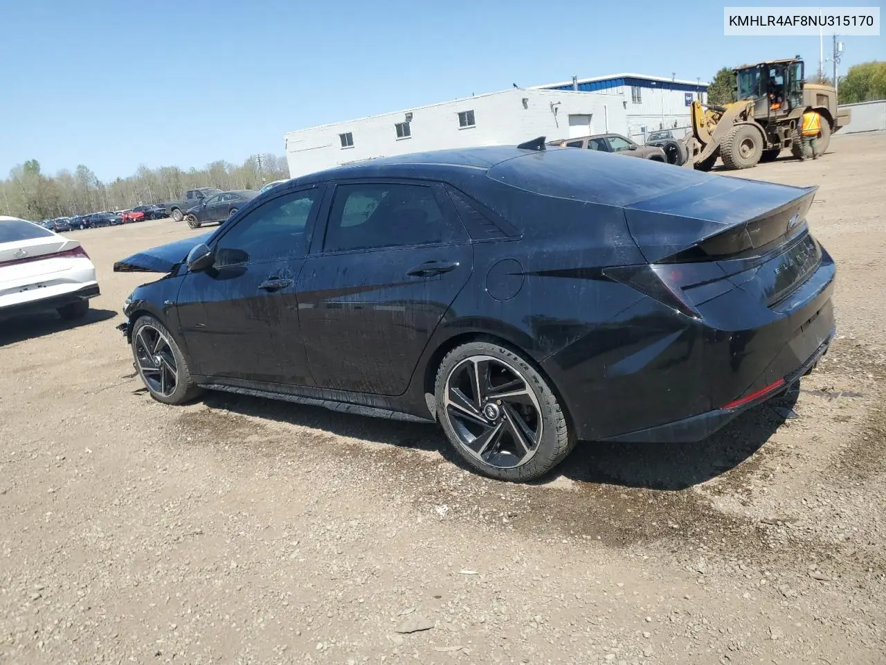 2022 Hyundai Elantra N Line VIN: KMHLR4AF8NU315170 Lot: 56543655