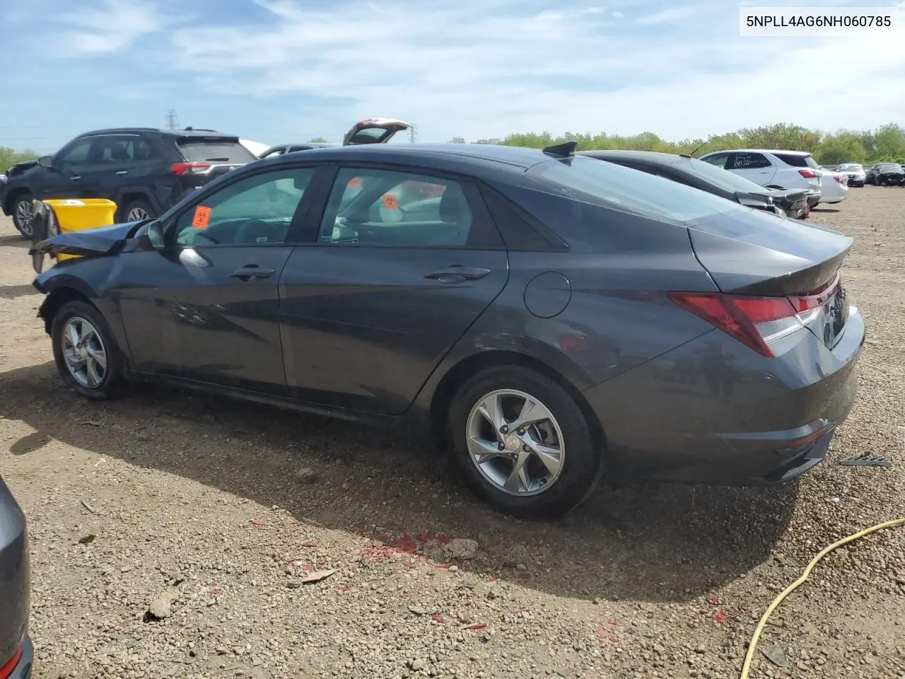 2022 Hyundai Elantra Se VIN: 5NPLL4AG6NH060785 Lot: 56597015